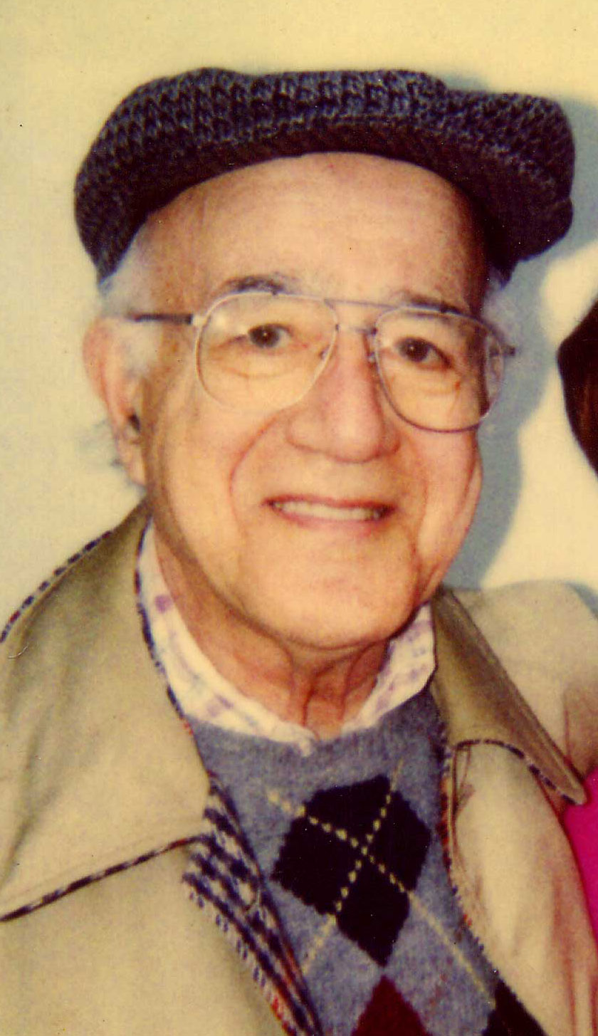 Photo of Carl Rakosi and Kirsten Tranter, San Francisco, March 1989