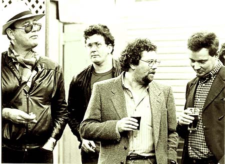 John Forbes (2nd from left) 1985