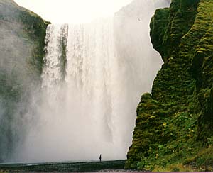 Iceland, waterfall