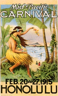 Postcard - Mid-Pacific Carnival, 1915