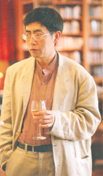 Photo of Bei Dao, Berlin, June 2001