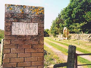 Entrance to Little Sparta