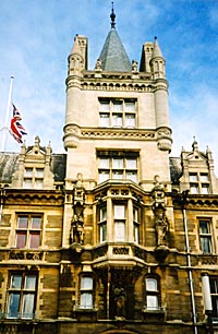 Main facade, Gonville and Caius college, Cambridge