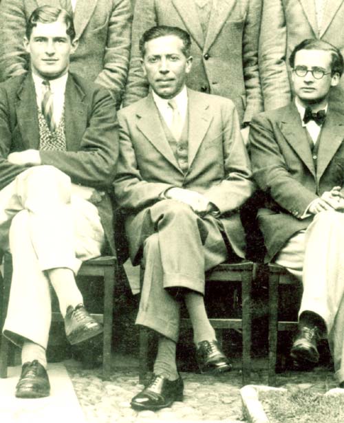Photo of William Empson (at right of group)