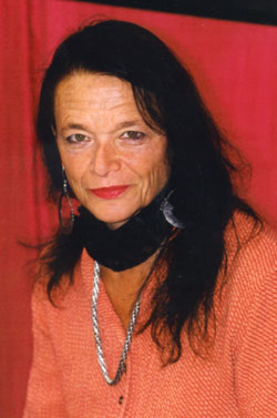 Photo of Anne Waldman by John Tranter, Berlin, September 2002