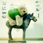 Koala on horse