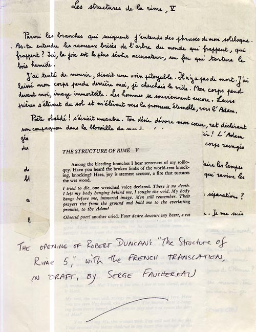 Duncan letter, 1