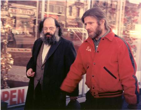 Allen Ginsberg, Peter Orlovsky, New Year 1977, New York City. Photo Copyright (c) Gordon Ball, 2006