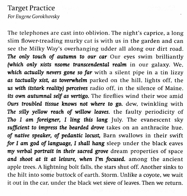 target practice paper. Target Practice, poem