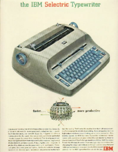 IBM Selectric ad