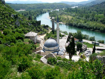 Mosque and river