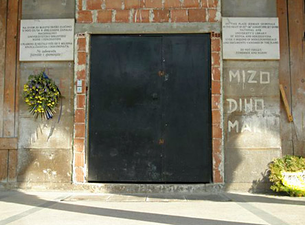 Doors of the burned library