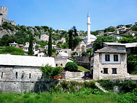 Pociteli, with castle tower upper left