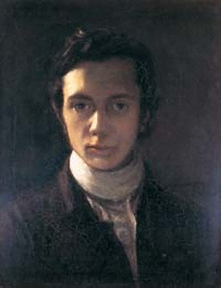 William Hazlit, self-portrait, circa 1802.