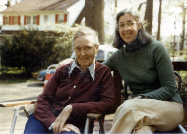 Mary Oppen and Rachel Blau DuPlessis, Swarthmore, 1979