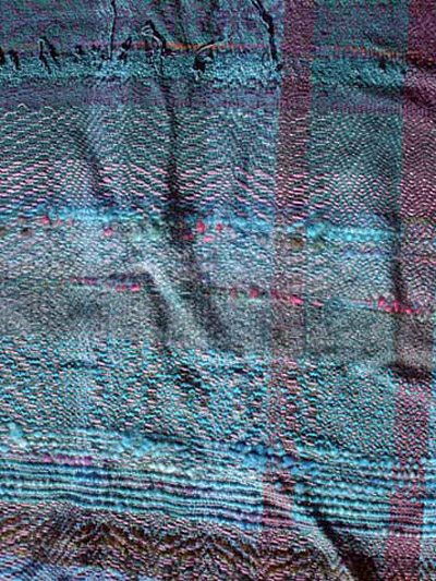 Fig. 2. Maria Damon. Detail, Wedding shawl, 1998.