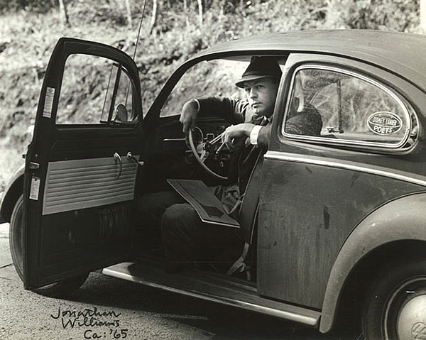 JW on the Road in California, 1965. Photo by Brooke Elgie.