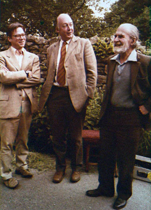 Tom Meyer, Jonathan Williams, Basil Bunting, Briggflats, Britain, early 1980s