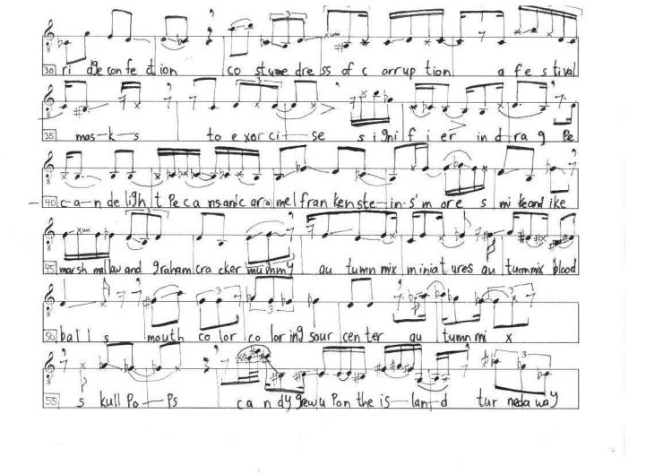 music score page 2