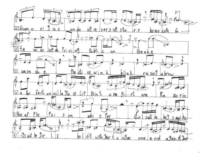 music score page 3
